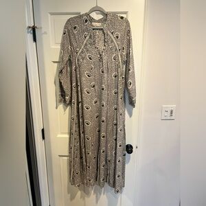 Natalie Martin Floral Long Sleeve Fiore Maxi Dress